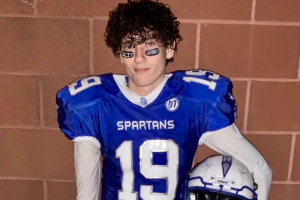 Picture of me in football gear